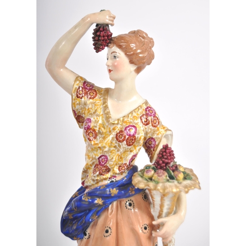 1 - A series of four 18th Century porcelain figures - likely Chelsea / Derby or similar. Depicts classic... 