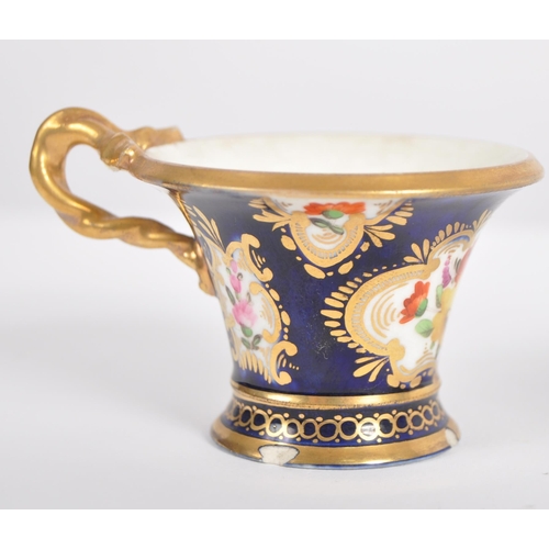 16 - A collection of 19th & 20th Century porcelain ceramics to include a Meissen continental chocolate cu... 