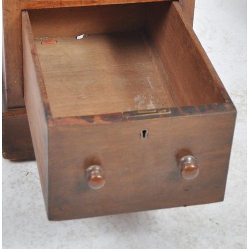 216 - A 19th Century walnut twin pedestal desk of good smaller proportions. Writing table top with sciver ... 