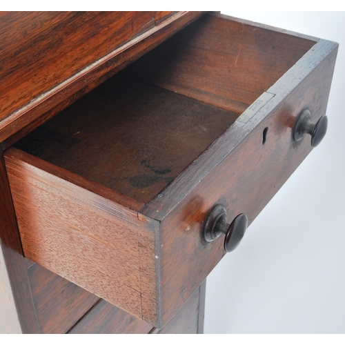 228 - A 19th Century Rosewood Davenport writing table desk in the manner of Gillows Of Lancaster & London.... 