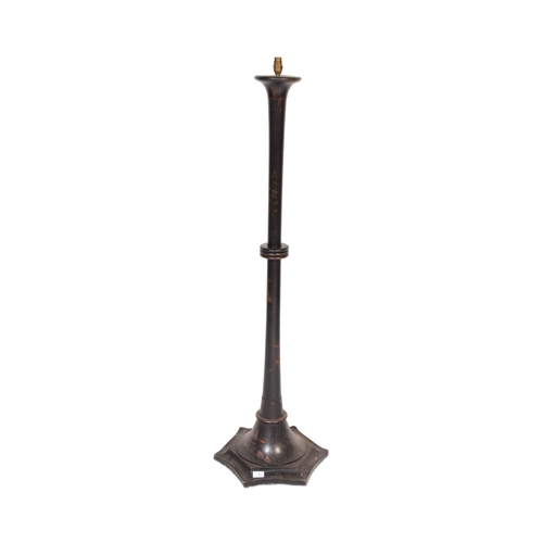 23 - An early 20th Century Chinoiserie floor standing standard lamp light in the manner of Liberty of Lon... 