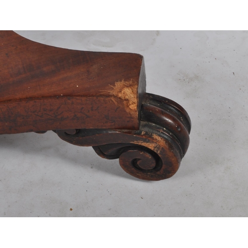 328 - A 19th Century Victorian mahogany fold over card games table having a swivel fold over top with gree... 