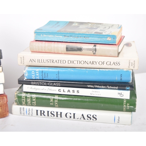 378 - Glass - A collection of collector's books on glass. To include: Illustrated Dictionary Of Glass, Iri... 