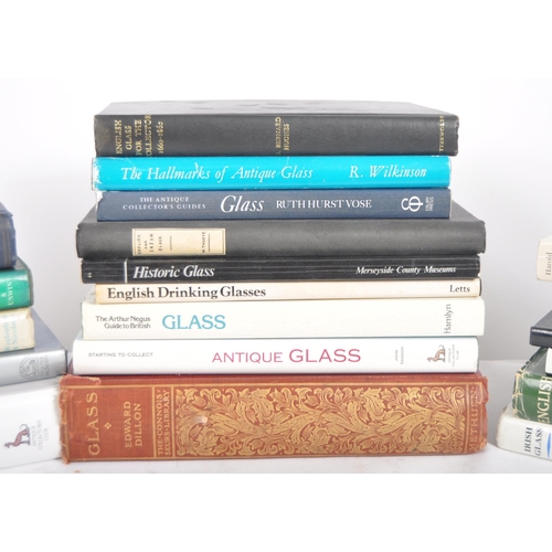 378 - Glass - A collection of collector's books on glass. To include: Illustrated Dictionary Of Glass, Iri... 