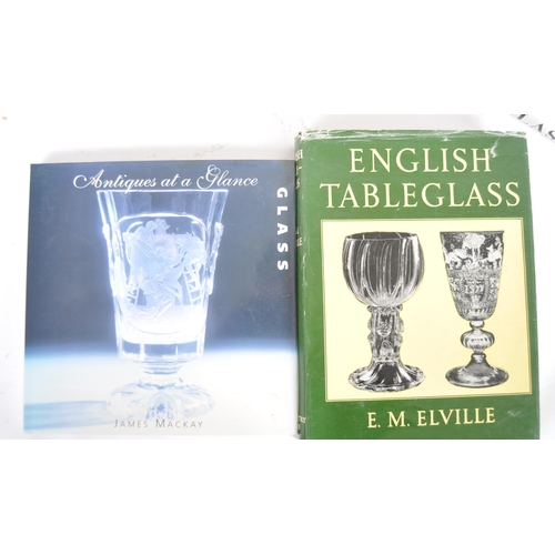 378 - Glass - A collection of collector's books on glass. To include: Illustrated Dictionary Of Glass, Iri... 