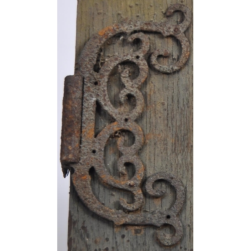 455 - A rare and important pair of carved wooden doors Circa 1600 English depicting the four continents Eu... 