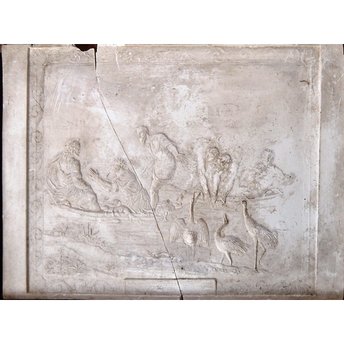 460 - John Henning (Scottish 1771-1851) - A rare set of seven white plaster relief plaques after Raphael d... 