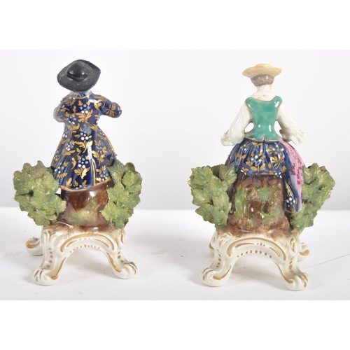 605 - A large collection of 19th century Victorian and later porcelain and bisque figurines to include Sit... 