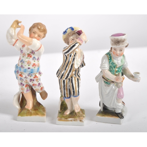 605 - A large collection of 19th century Victorian and later porcelain and bisque figurines to include Sit... 