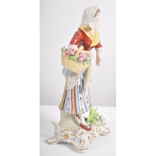 608 - A collection of 10 x 19th century Victorian and later porcelain figurines to include Sitzendorf, and... 