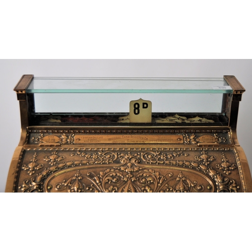 630 - An early 20th Century American cash register, by the National Cash Register Company, Dayton, Ohio. G... 