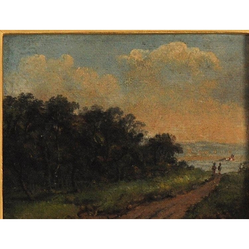 664 - George Harris (brother of Henry Harris) (1856-1924) - A pair of 19th Century oil on canvas landscape... 