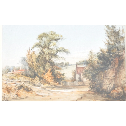 682 - William James Muller (1812-1845) - A 19th Century watercolour on paper painting depicting a view of ... 