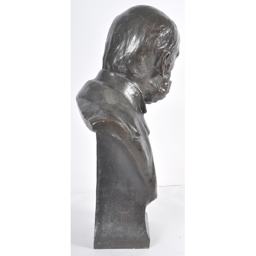 75 - Herbert Hampton (British, 1862–1929) - An early 20th Century Edwardian bronze statue sculpture bust ... 