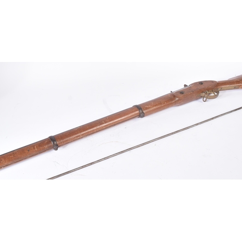 240 - A believed 19th Century British Pattern 1853 Enfield Musket Rifle. Three band, percussion lock rifle... 