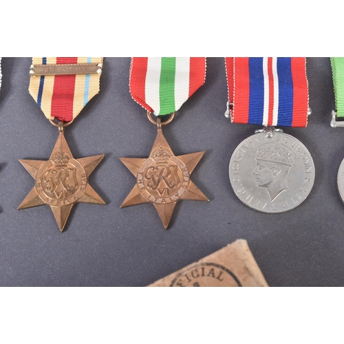 100 - A WWII Second World War medal group with Military Cross awarded to one 177231 Captain A.L Field of t... 