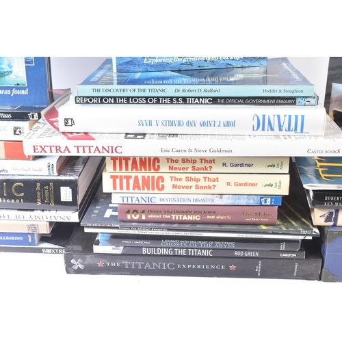 111 - RMS Titanic - a large collection of assorted books related to the RMS Titanic disaster. Includes tit... 