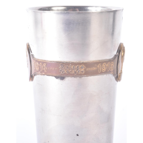 112 - A WWI First World War Imperial German Austro Hungarian Empire veterans patriotic cup. The cup decora... 