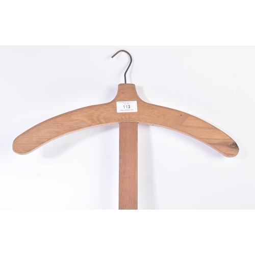 113 - A WWII Second World War Third Reich Nazi German Waffen SS officers uniform coat hanger. Typical form... 