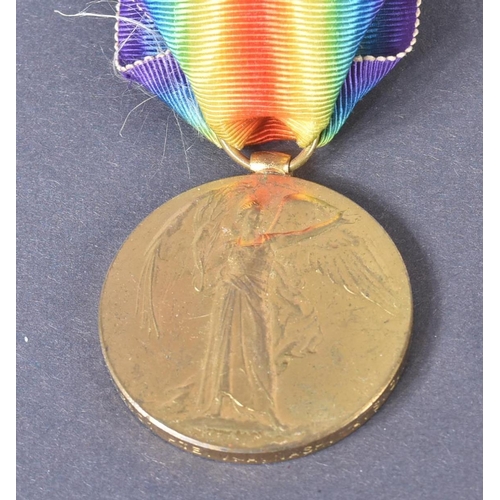 136 - A WWI First World War medal trio to one M2-118901 Private V. A. Nash of the ASC (Army Service Corps)... 