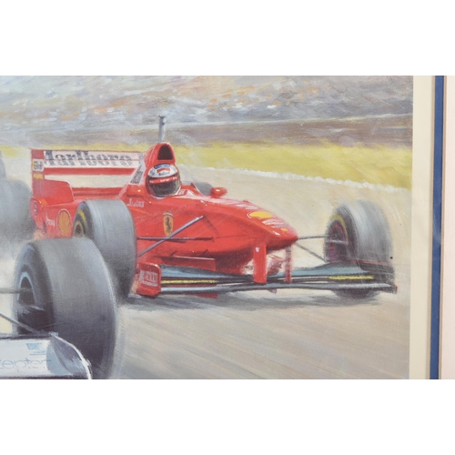 144 - Formula One / Racing - Tony Smith - Flight Of The Arrows - Limited Edition signed print of the Hunga... 