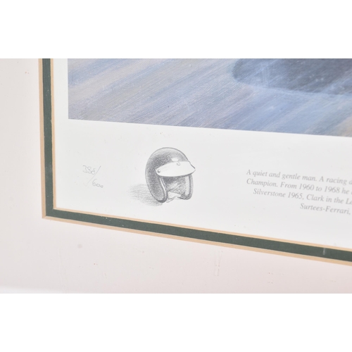 153 - Formula One / Racing - Tony Smith - British Greats (Jim Clark) - Limited Edition signed print No 380... 