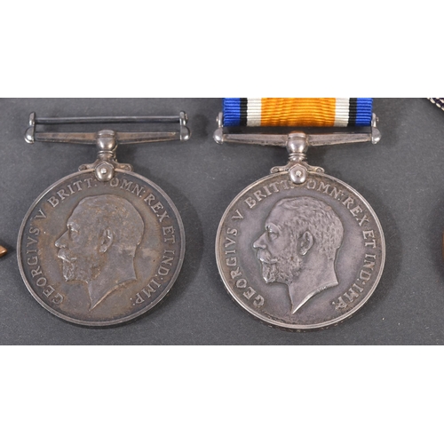 162 - A collection of unrelated WWI First World War campaign medals comprising; British War medal 84129 Cp... 