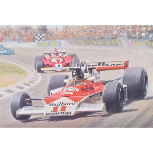 167 - Formula One / Racing - Tony Smith - British Greats (James Hunt) - Limited Edition signed print No 38... 