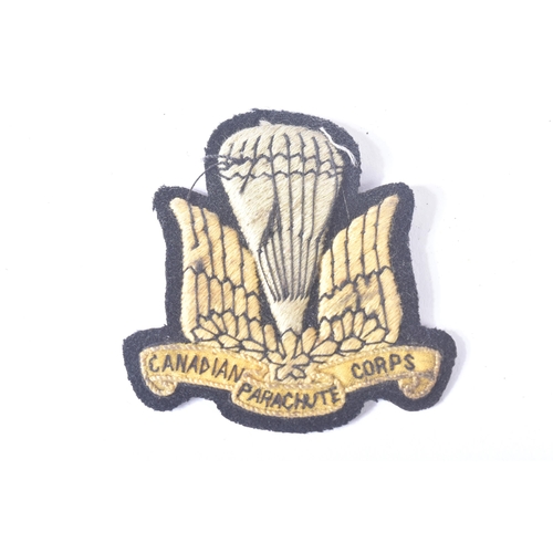 169 - A WWII Second World War Canadian Parachute Corps / 1st Canadian Parachute Battalion Paratroopers uni... 