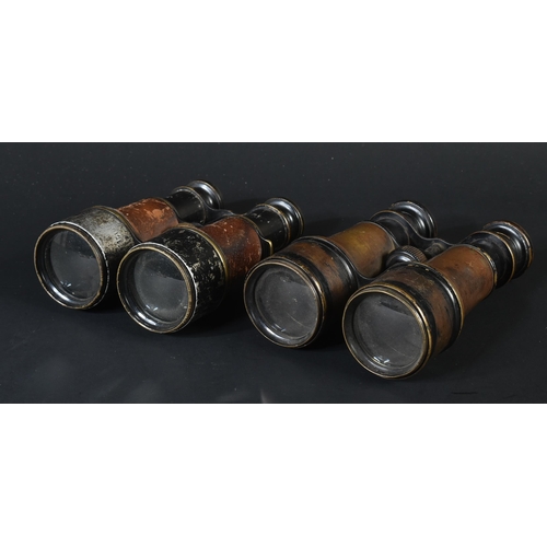 171 - WWI First World War - two pairs of original period WWI First World War binoculars, including one pai... 