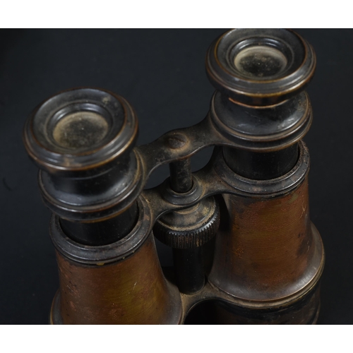 171 - WWI First World War - two pairs of original period WWI First World War binoculars, including one pai... 