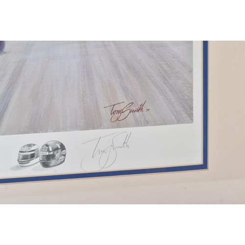 194 - Formula One / Racing - Tony Smith - Duel In The Sun - Limited Edition signed print of the Australian... 