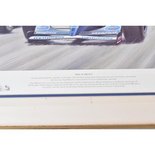 194 - Formula One / Racing - Tony Smith - Duel In The Sun - Limited Edition signed print of the Australian... 