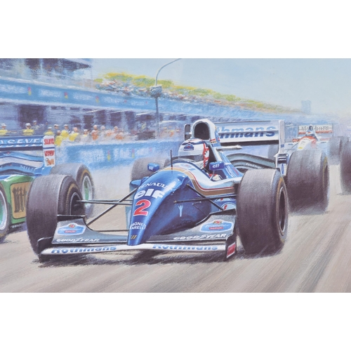 194 - Formula One / Racing - Tony Smith - Duel In The Sun - Limited Edition signed print of the Australian... 