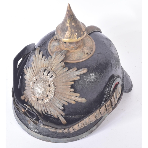 200 - A WWI First World War Imperial German / Prussian Empire Saxon Cuirassier pickelhaube helmet. Starbur... 