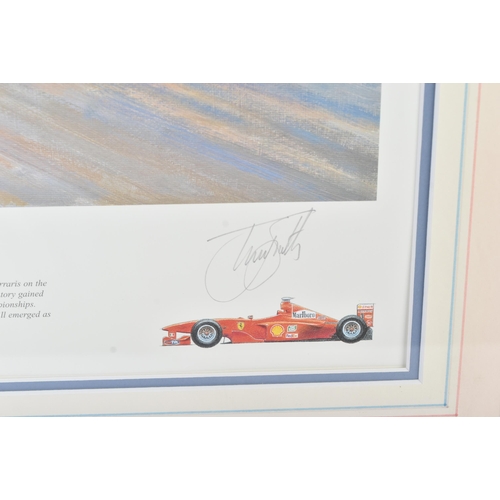 213 - Formula One / Racing - Tony Smith - Viva Ferrari! - Limited Edition signed print from the 1999 Monac... 