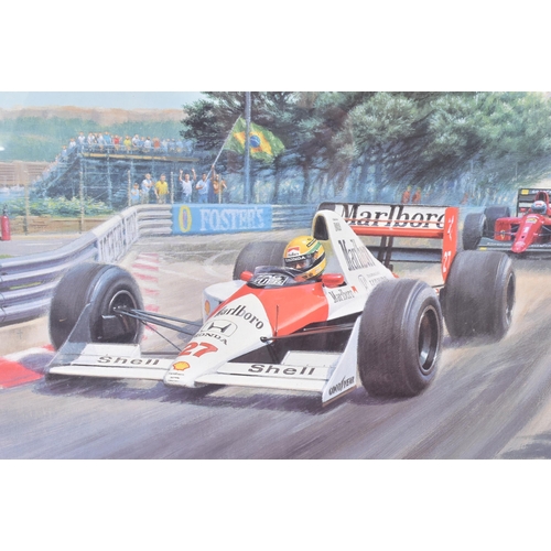 223 - Formula One / Racing - Tony Smith - Ayrton Senna da Silva - Limited Edition signed print. No 154/850... 