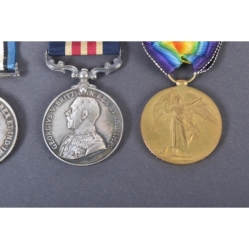 25 - A WWI First World War medal group awarded to one 6272 Private J. W Bashford of The East Surrey Regim... 