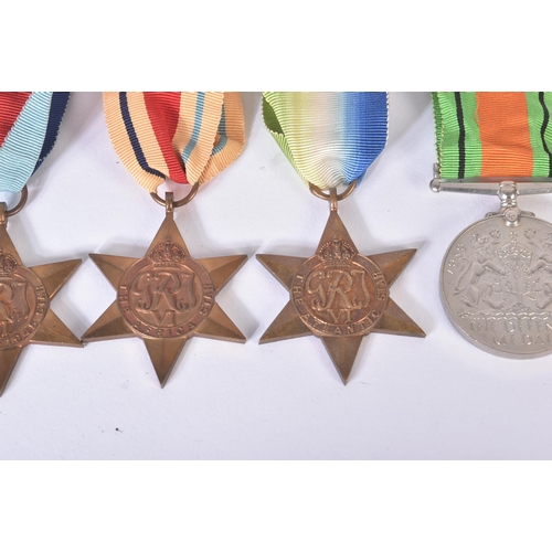 259 - A collection of WWII Second World War British Campaign medals comprising; British War Medal, Defence... 