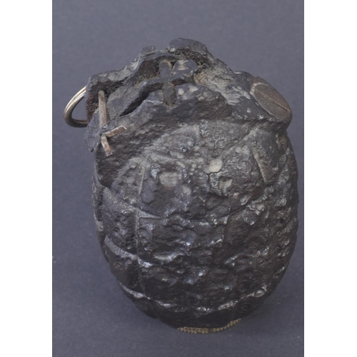 291 - An original WWI First World War British Army inert No. 5 MKI mills bomb / hand grenade. Typical form... 