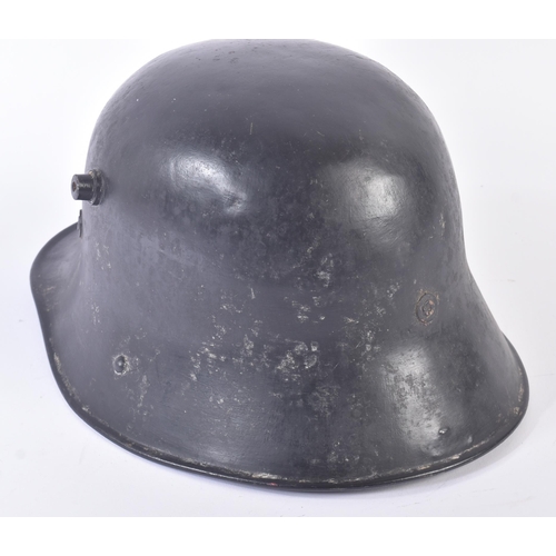 295 - A WWII Second World War period Spanish Civil War involvement helmet fashioned from the German Third ... 