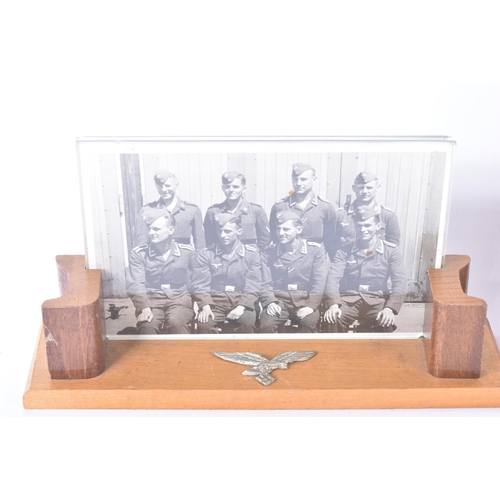 299 - Two WWII Second World War Third Reich Nazi German Officers framed photographs. One portrait having t... 