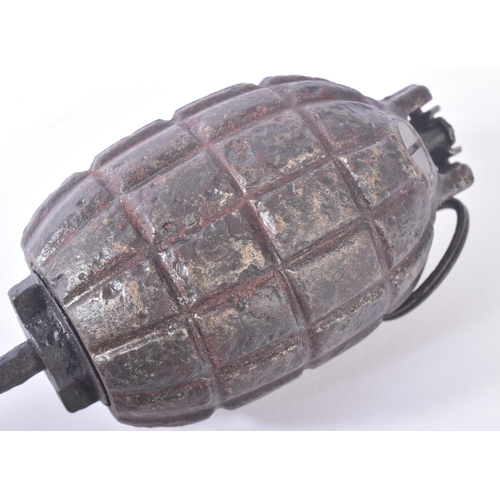 41 - A WWI First World War era No.23 Mk. II British Mills Bomb hand grenade with rod grenade attachment t... 