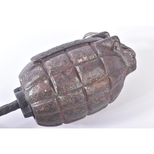 41 - A WWI First World War era No.23 Mk. II British Mills Bomb hand grenade with rod grenade attachment t... 