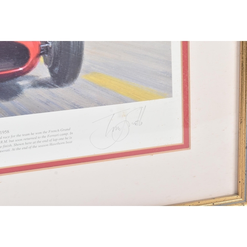 445 - Formula One / Racing - Tony Smith - British Greats (Mike Hawthorn) - Limited Edition signed print No... 