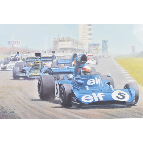 469 - Formula One / Racing - Tony Smith - British Greats (Jackie Stewart) - Limited Edition signed print N... 