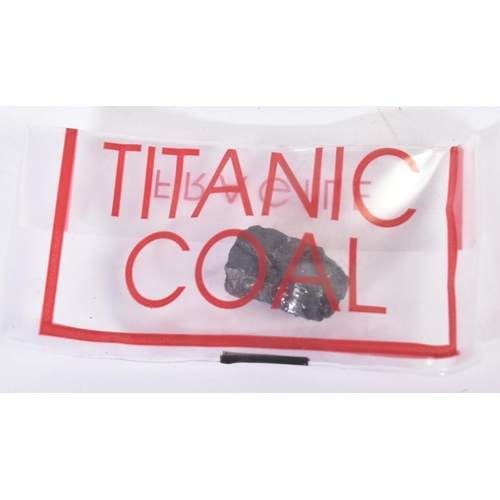 473 - RMS Titanic Disaster - an original section of coal recovered from the wreck site during a 1994 Titan... 