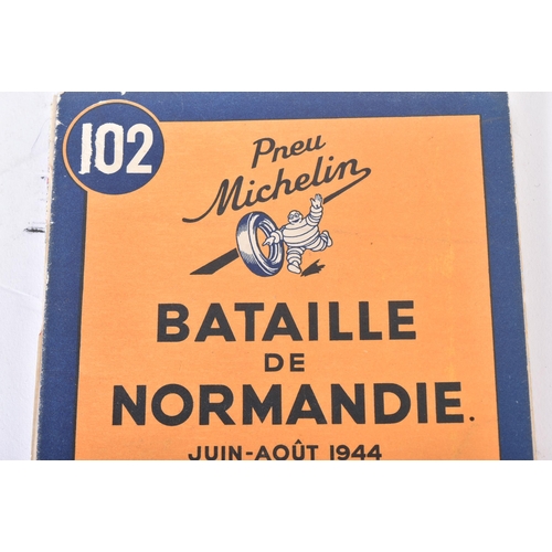 491 - From the Ferdinand Otto Miksche collection.

 French Michelin Guide dated 1947, 'Bataille de Normand... 