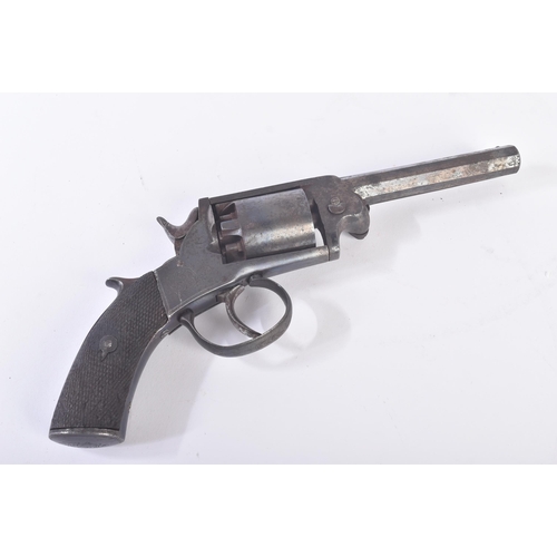 50 - An early 19th Century six-shot percussion revolver pistol by J. MacQuire of 7 Chamber Street, London... 