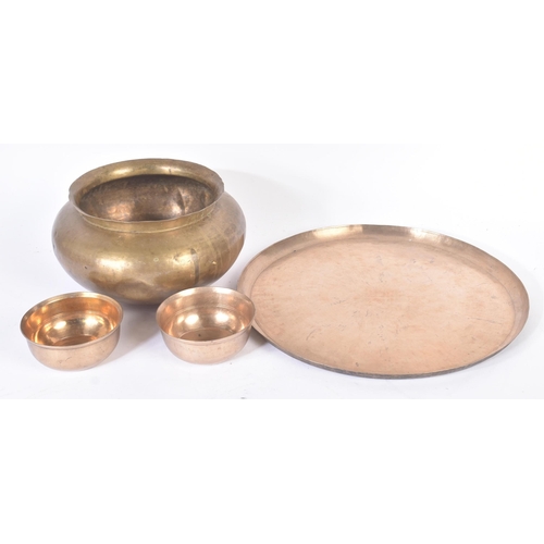 501 - Mahatma Gandhi (1869-1948) - a collection of Gandhi's personally owned and used food bowls and charg... 